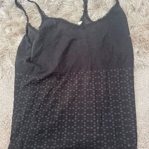 Black Lacy Tank